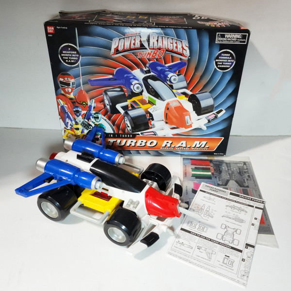 Power Rangers Turbo RAM Robotic Arsenal Mobilizer 1996 Bandai 2961