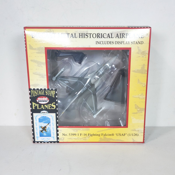 Model Power Postage Stamp Planes Lockheed F-16C Fighting Falcon Diecast Model 5399-1