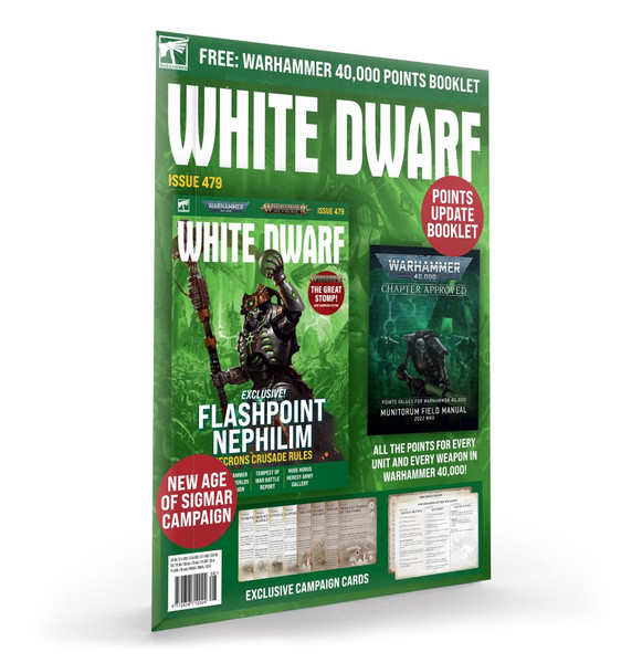 Games Workshop Warhammer White Dwarf Magazine: Issue #479 GW-WD479