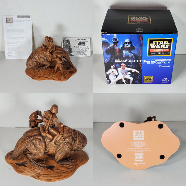 Star Wars Classic Collectors Series Sandtrooper on Dewback Statuette Applause