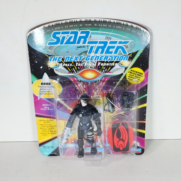 Vintage 1992 Playmates Star Trek The Next Generation BORG Action Figure 6055
