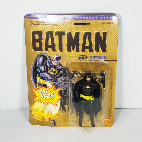 Vintage 1989 Toy Biz Tim Burton Batman Movie Batman Action Figure 4401