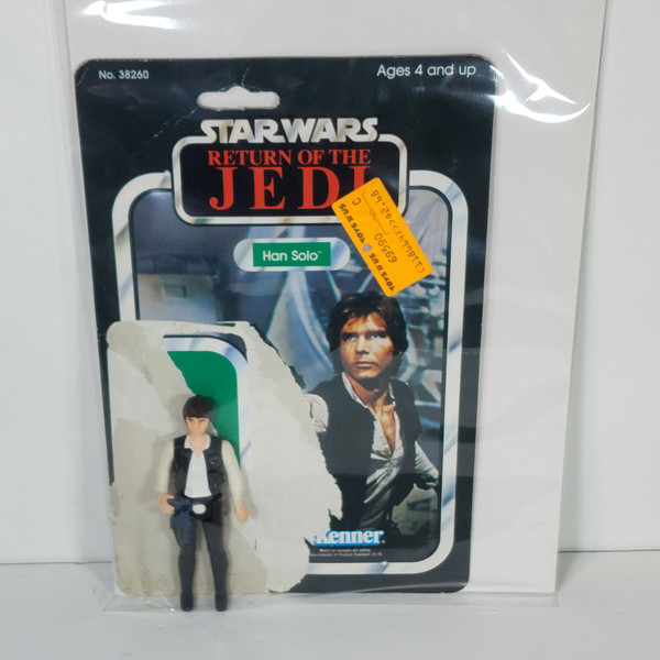 Vintage 1983 Kenner Star Wars Return of the Jedi Han Solo Action Figure
