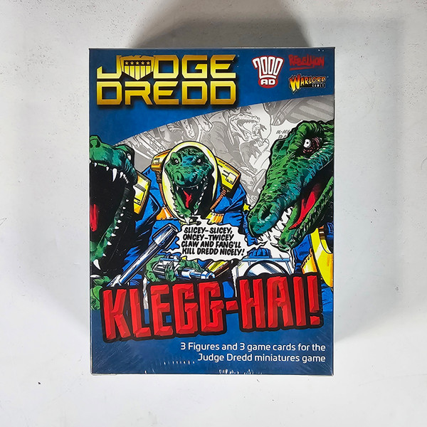 2000 AD Judge Dredd Miniatures Game Klegg Hai! Warlord Games 652410203
