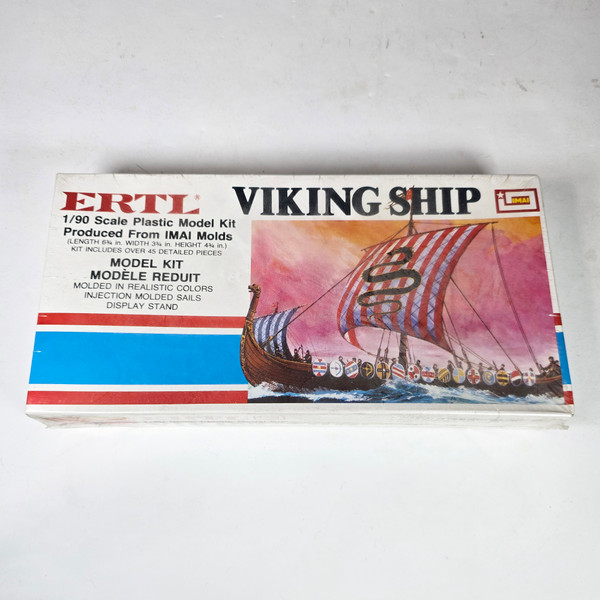Viking Ship 1/90 Scale Plastic Model Kit ERTL/IMAI #8081