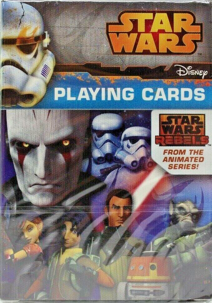 Star Wars Rebels Playing Cards Standard 52 Card Deck Disney Lucasfilm Cartamundi CAR17990