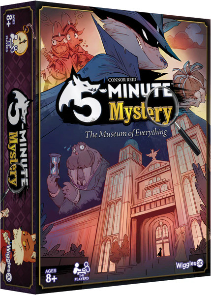 Outset Media 5-Minute Mystery Card & Dice Game (Box Front)