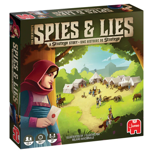 Outset Media Jumbo Stratego Spies and Lies Family Board Game (Box)