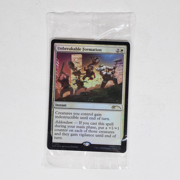 Magic The Gathering x TMNT 2025 NYCC Exclusive Promo Card (Front)