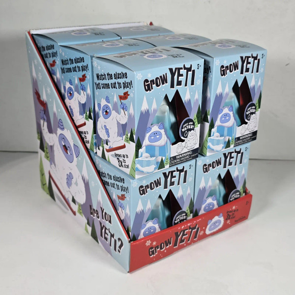 Toysmith Hatchin' Grow Yeti (Display Box)