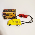 Vintage 1950's Andy Gard Remote Control Armored Truck Piggy Bank w/ Motor Powered Steering #82-20