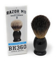 Razor MD Black Best Badger Premium Shaving Brush