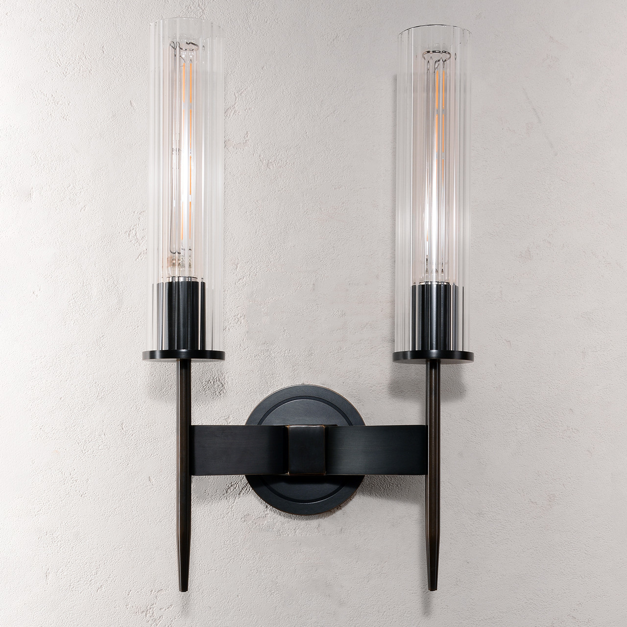 Aicken Double Sconce Bronze - JimmyRaiden LLC