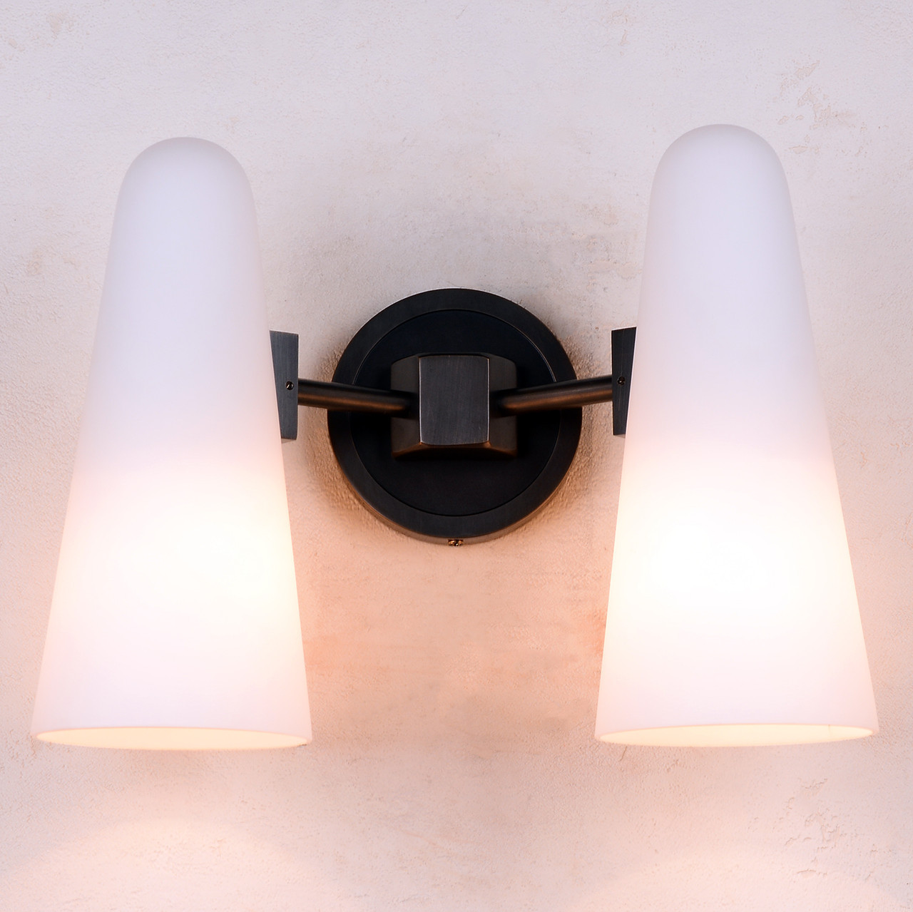 Bianco Double Sconce Bronze - JimmyRaiden LLC