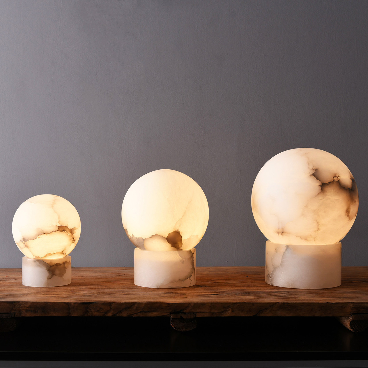 Bubu Alabaster Table Lamp - JimmyRaiden LLC