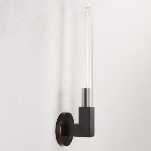 Crown Single Sconce Bronze