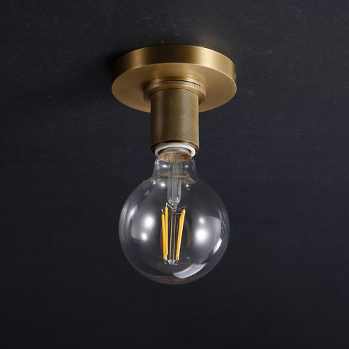 Cameron Flushmount Brass - JimmyRaiden LLC