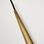 Arrow Crystal Pendant Brass