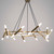 Patrick Chandelier 20 Lights Brass