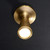 JRS Cone Flushmount Brass