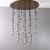 Rachael Round Chandelier 47" Brass