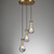 Rachael Round Pendant Light 14" Brass