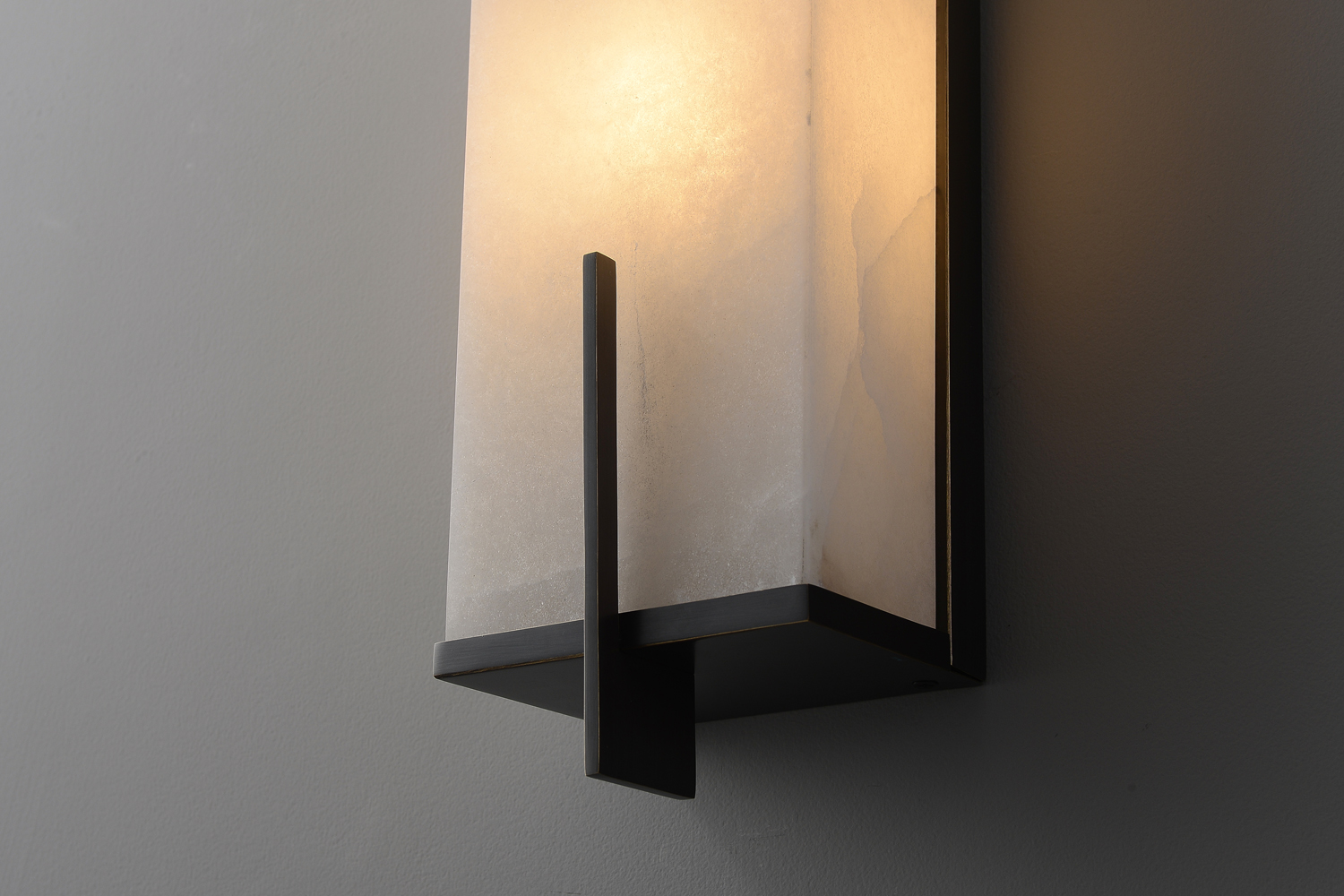 Rectangular Alabaster Wall Sconce 2 Lights - JimmyRaiden LLC