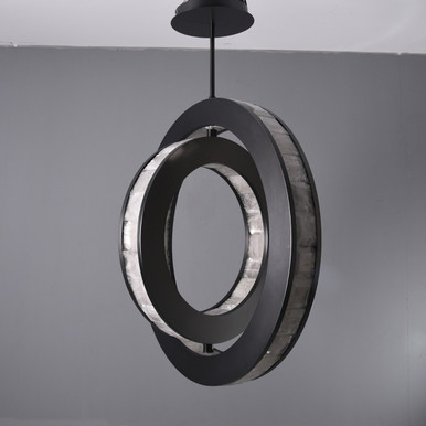 Clayten Rock Crystal Pendant Bronze - JimmyRaiden LLC