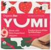 YUMI: Strawberry and Rhubarb Organic Bar, 3.7 oz New