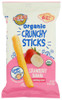 EARTHS BEST: Organic Crunchy Sticks Strawberry Banana, 0.56 oz New