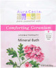 AURA CACIA: Aromatherapy Mineral Bath Comforting Geranium, 2.5 Oz New