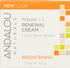ANDALOU NATURALS: Renewal Cream Probiotic + C Brightening, 1.7 oz New