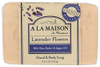 A LA MAISON DE PROVENCE: Hand & Body Bar Soap Lavender Flowers, 8.8 Oz New