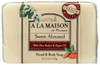 A LA MAISON DE PROVENCE: Sweet Almond Bar Soap, 8.8 oz New