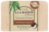 A LA MAISON DE PROVENCE: Hand & Body Bar Soap Coconut Cream, 8.8 oz New