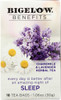 BIGELOW: Benefits Chamomile and Lavender Herbal Tea 18 Bags, 1.06 oz New