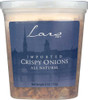 LARS OWN: All Natural Imported Crispy Onions, 4 oz New