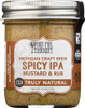 FOOD FOR THOUGHT: Truly Natural Spicy IPA Mustard & Rub, 7.5 fo New