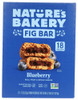NATURES BAKERY: Bar Fig Blueberry Club Bx, 18 pc New