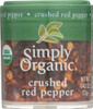 SIMPLY ORGANIC: Mini Crushed Red Pepper, .42 oz New