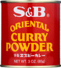 S & B: Oriental Curry Powder, 3 oz New