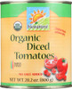 BIONATURAE: Organic Diced Tomatoes, 28.2 oz New