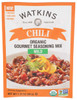 WATKINS: Organic Chili Seasoning Mix, 1.25 oz New