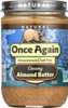 ONCE AGAIN: Natural Almond Butter Creamy, 16 oz New