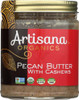 ARTISANA: Pecan Butter with Cashews, 8 oz New