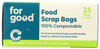 FOR GOOD: Food Scrap Bags, 25 ct New