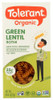 TOLERANT: Pasta Rotini Green Lentil Organic, 8 oz New