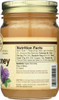 GLORY BEE: Organic Raw Honey Clover Blossom, 18 oz New