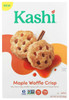KASHI: Cereal Maple Waffle Crisp, 9.5 OZ New