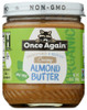 ONCE AGAIN: Organic Creamy Almond Butter, 12 oz New
